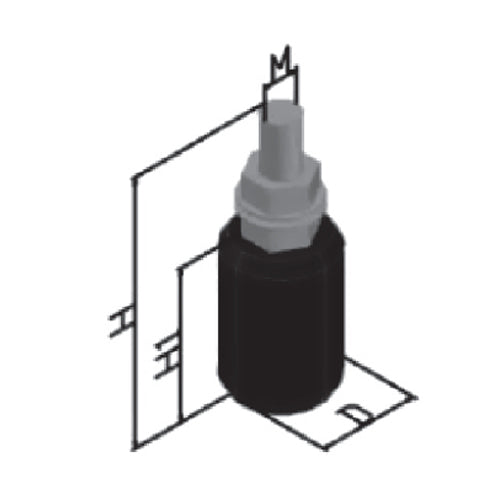 Guia de Porton NR3140. Diametro 30mm.