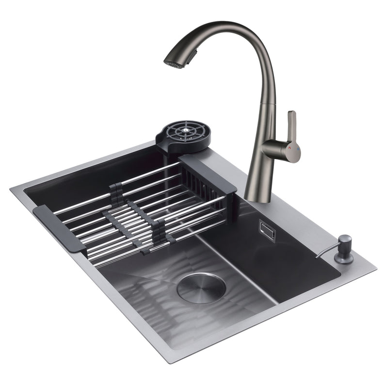 Fregador de acero inoxidable 762x508x220 mm. Bolonia 76