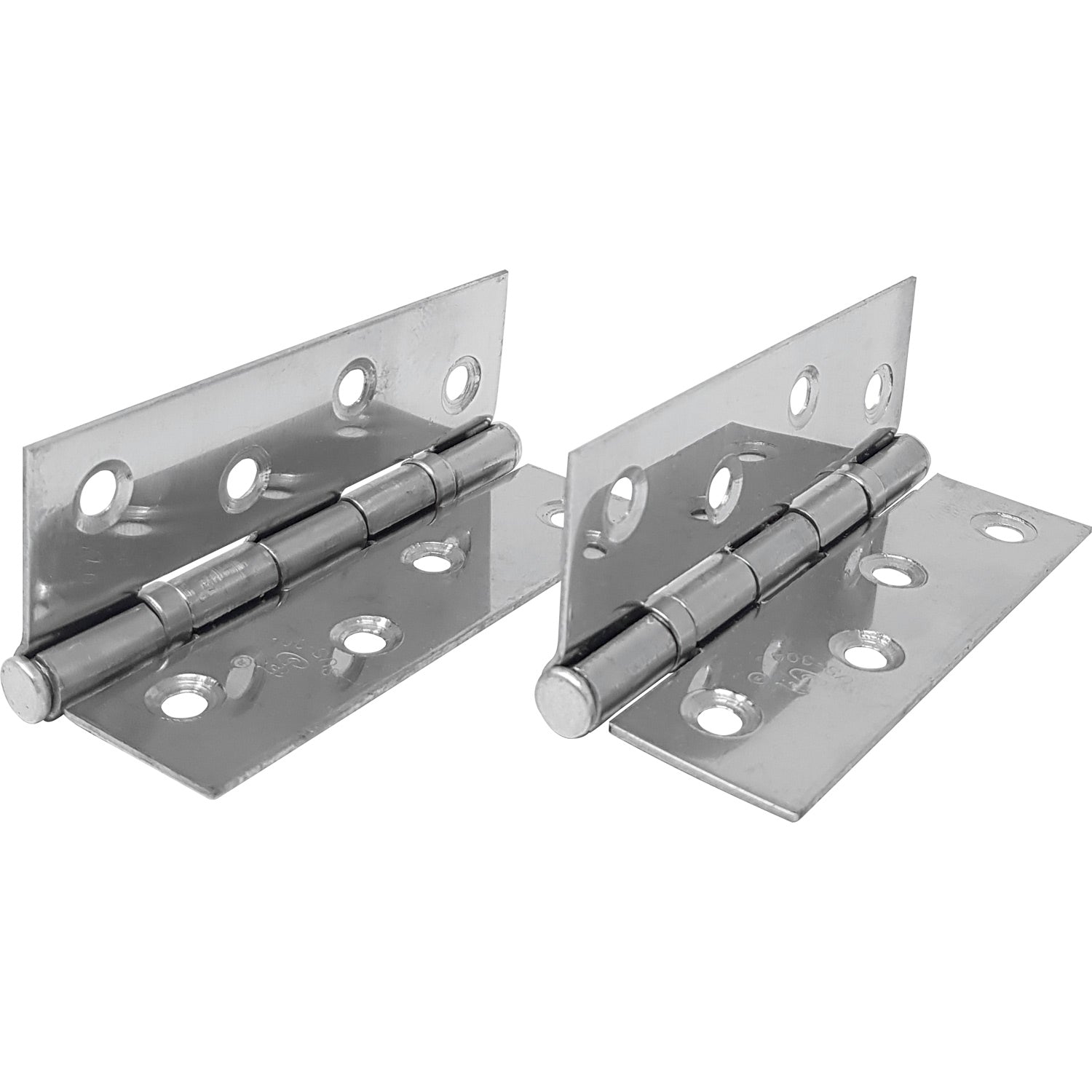 (par) Bisagra en acero inoxidable con 6 Perforaciones 100*2mm.