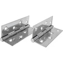 (par) Bisagra en acero inoxidable con 6 Perforaciones 100*2mm.