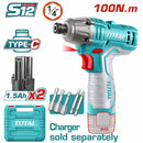 Llave de drill Impacto Inalámbrico HEXAGONAL 12V 1/4" 100Nm 2000rpm 2800bpm. No incluye cargador.