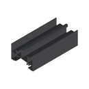 Marco Inferior Ventana VC  . Espesor 1.27 mm Largo 5.85 mts. Acabado Anodizado Negro VC122