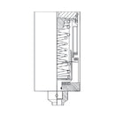 Actuador neumatico acero inox. para valvulas mariposa de 1" a 3".