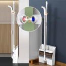 Juego Escoba con rotación y recogedor plegable con dientes.