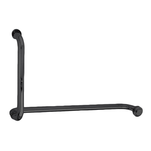 Tirador toallero de 457 puerta de baño. Color negro . Bronce alta calidad 19X152X457