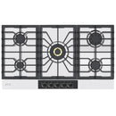 Estufa empotrable a gas Lazio 90. Color Inox.