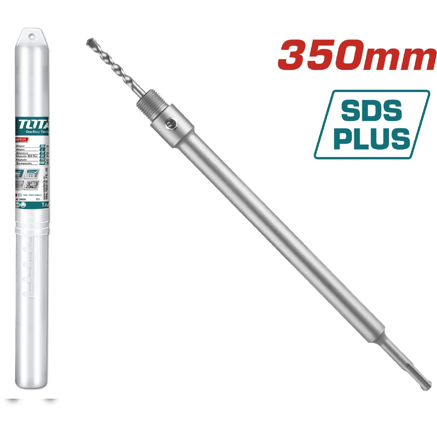 Adaptador PLUS SDS para brocas. Para uso con taladros SDS. Vastago: SDS Plus, Rosca: M22.