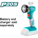 Lampara de trabajo inalambrica litio. NO incluye cargador ni baterias