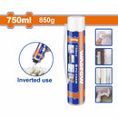 Espuma Expansiva PU Foam Wadfow 750 ml. Curado en 24 horas