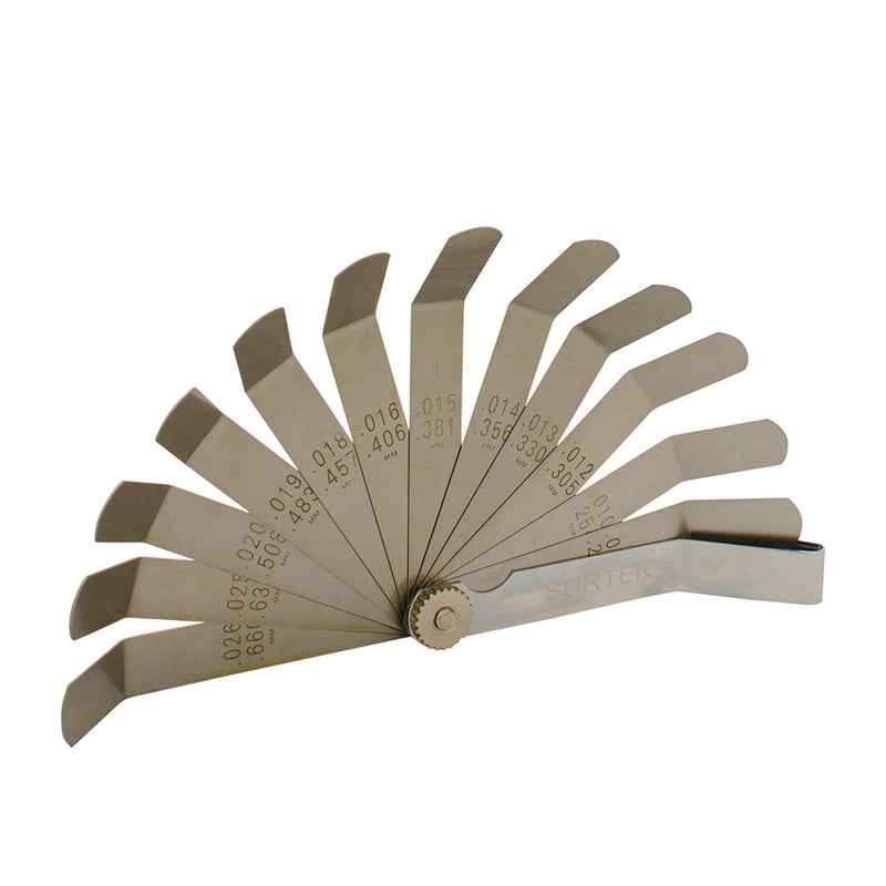 Calibrador doblez a 45° 12 hojas Surtek