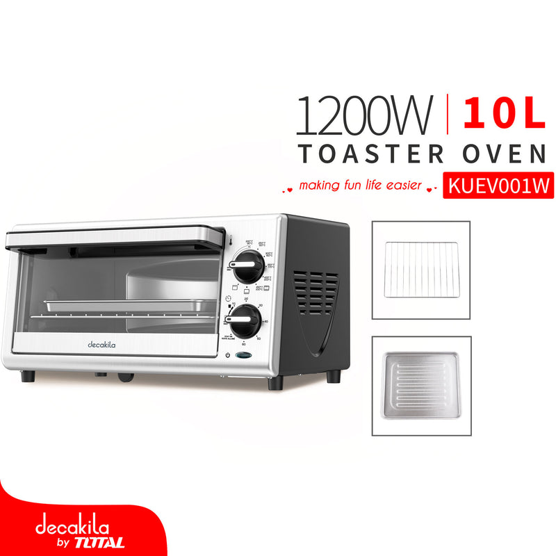 Horno tostadora 1000W 10L
