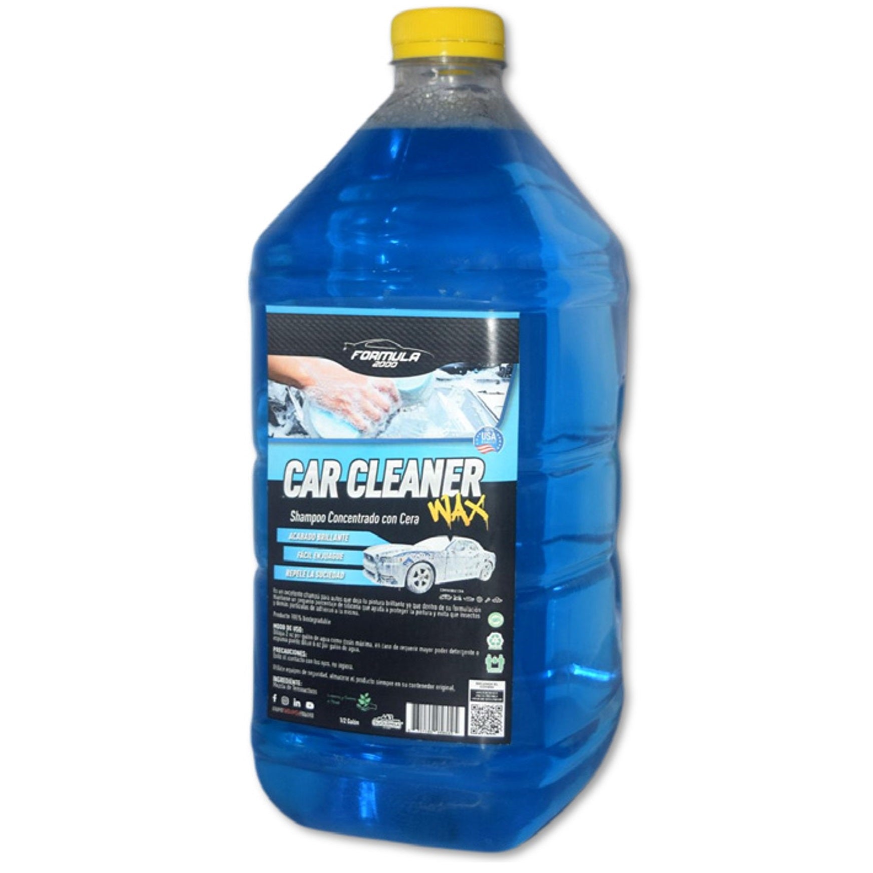 Shampoo con cera para autos. 1/2 galón (1.89 L)