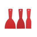 (3 piezas) Set de espátulas de plástico de 2", 3" y 4"