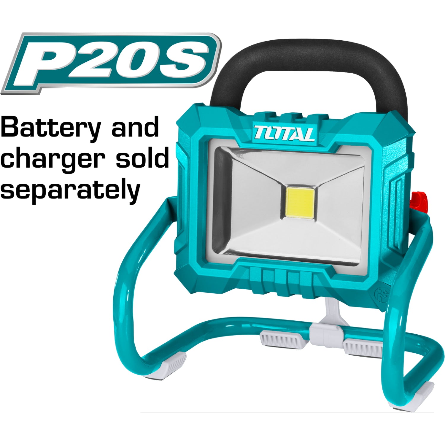 Lampara de trabajo inalámbrica litio 20V.  (1 año) NO incluye cargador ni baterías.