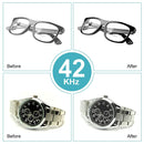 Limpiador ultrasónico profesional de joyería con temporizador.