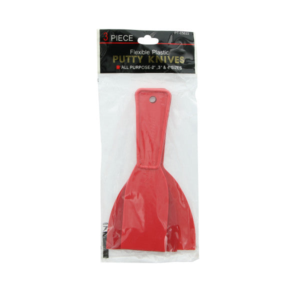 (3 piezas) Set de espátulas de plástico de 2", 3" y 4"