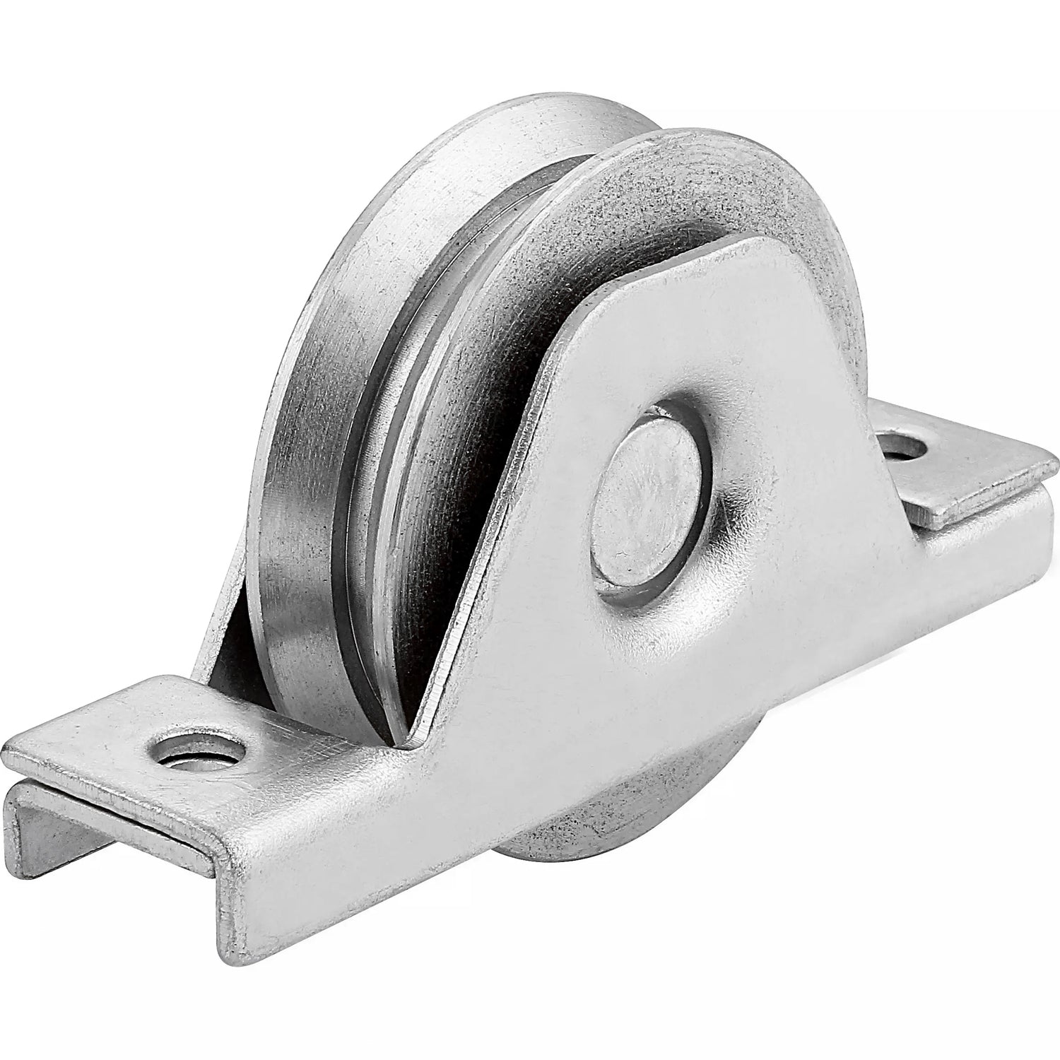 Rueda empotrable 4". 2 rolineras. 500KG.