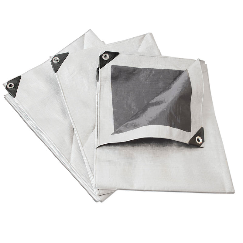 Surtek Lona reforzada blanca 5 x 6m