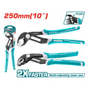 Alicate Pico de Loro 10"/250mm. CrNi. Acabado Negro Pulido. Max. Abertura: 45 mm. Rapida Abertura.