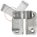 Cerradura para puertas y armarios, acero inoxidable.