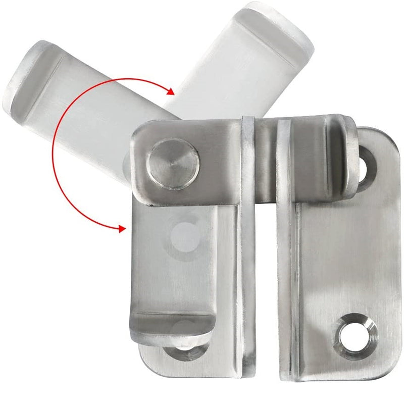 Cerradura para puertas y armarios, acero inoxidable.