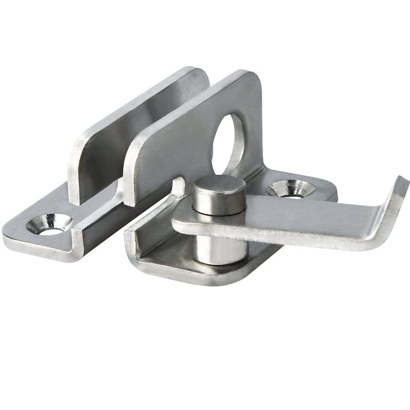 Cerradura para puertas y armarios, acero inoxidable.