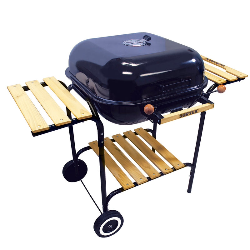 Parrillera Asador barbacoa con ruedas 106 x64 x 84 cm