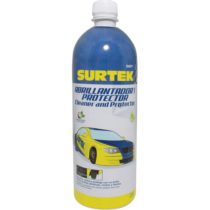 Abrillantador y protector para pintura de carro 1 lt Surtek
