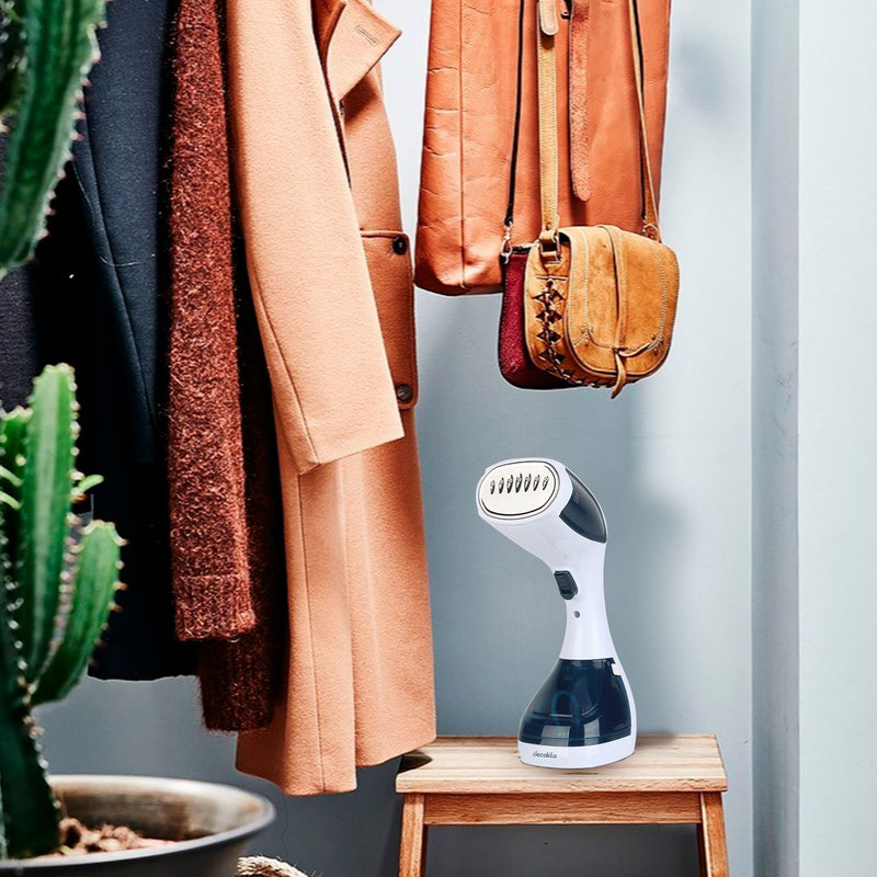 Plancha Vaporizador de prendas de vestir de mango 1500W, 120V/60Hz, caja de plástico