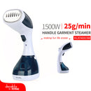 Plancha Vaporizador de prendas de vestir de mango 1500W, 120V/60Hz, caja de plástico
