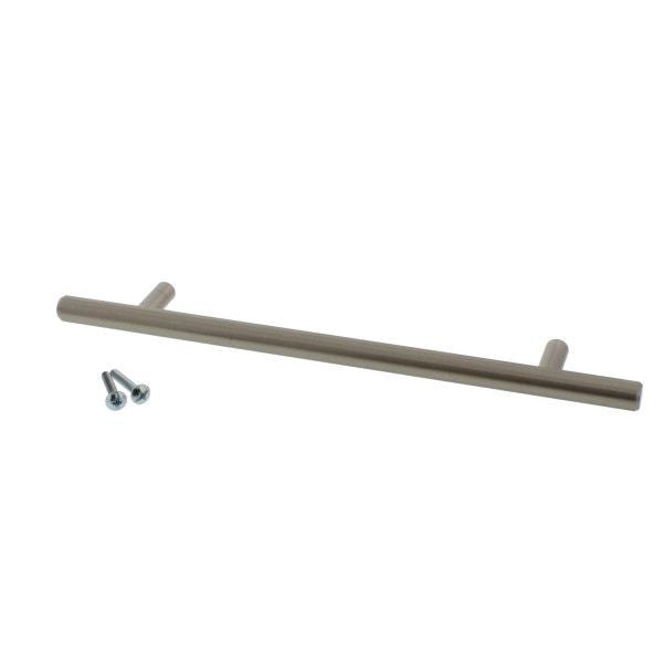 Manigueta tirador de 7" de niquel satinado para puertas