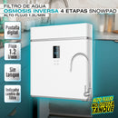 Filtro de agua osmosis inversa 4 etapas SnowPad alto flujo 1.2L/min