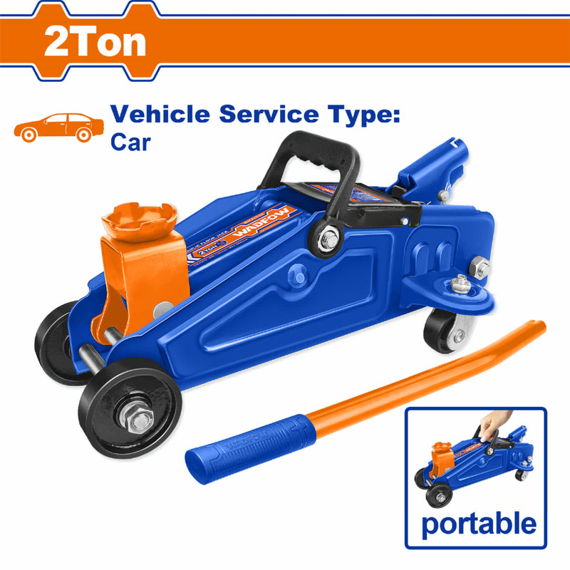 Gato Hidráulico de Piso 2 Ton. Altura min:1300mm. Alt. Elevación: 300mm.