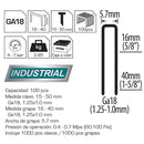 Pistola De Clavo Y Grapa Neumática 2 En 1. Carga Hasta 100 Pcs. Medida Clavos 15-50 Mm (1 Año)