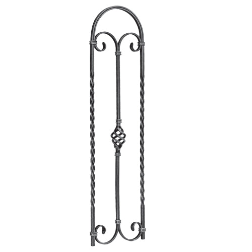 Paneles y verjas de hierro forjado