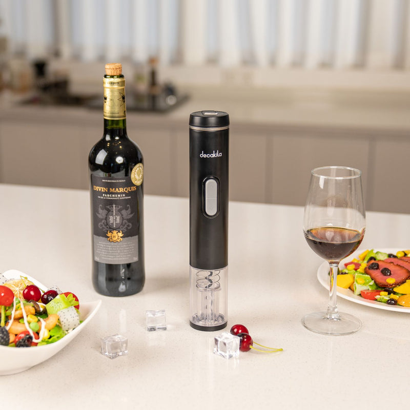 Sacacorchos eléctrico abridor para botellas vino, NO INCLUYE BATERIAS