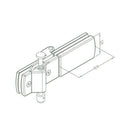 Bisagra inferior Izquierda(L) con pin retractil para sistema plegable.