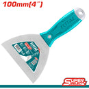 Espátula de 100mm (4”). Acero al Carbono con tratamiento térmico, pulido.