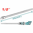 Extension Barra Articulada Flexible De 1/2". Longitud: 15" (375Mm). Cr-V (50 BV 30).