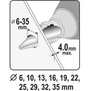 Broca conica escalonada de 6-35 mm