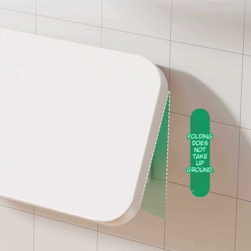 Mesa De Pared Plegable 120x40cm. Color Blanco. Escritorio Plegable Montado En Pared. Mesón Flotante. Repisa.