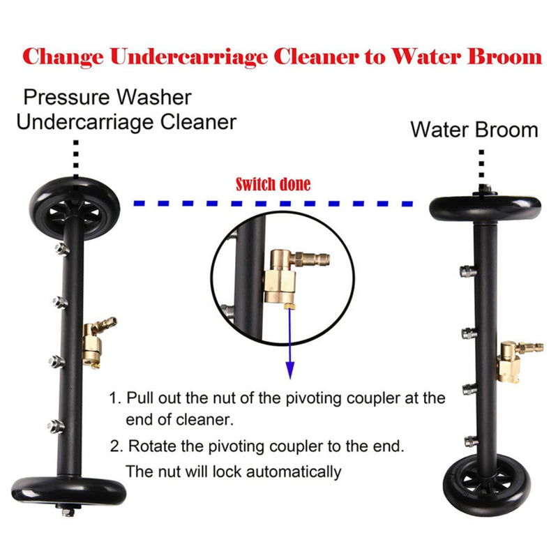 Limpiador de chasis autos Pistola de agua alta presión 1400psi  conector 1/4" varilla y extensores. Ideal autos, camiones y patios. Lavador de chasis. Accesorio hidrolavadora