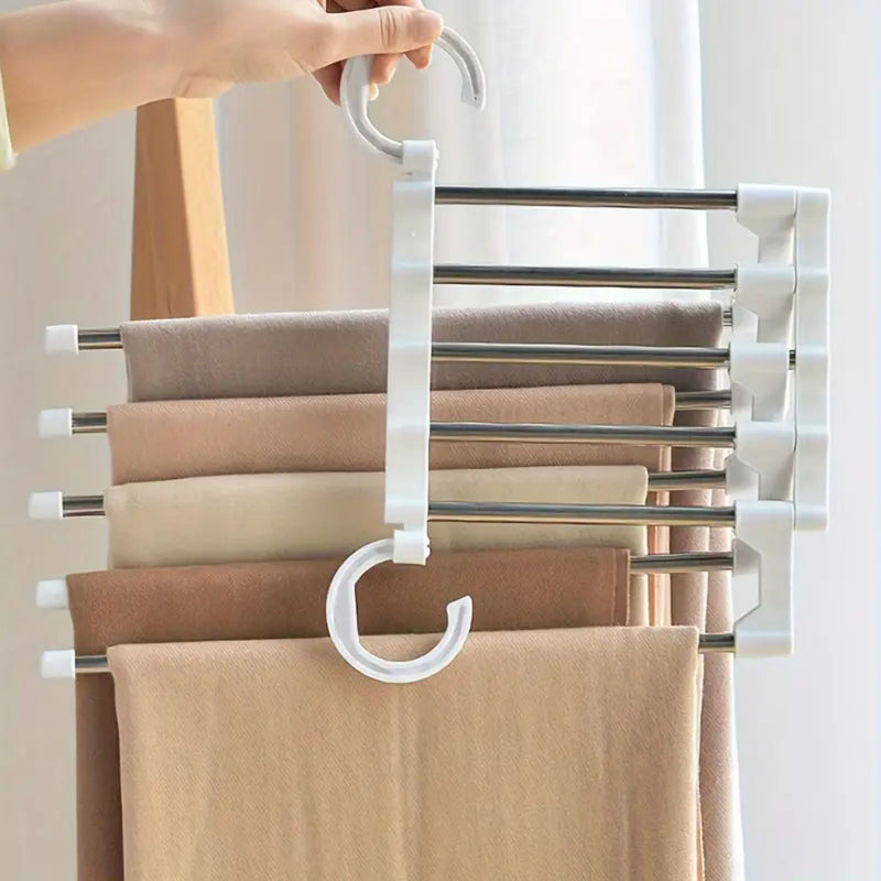 Gancho Organizador De Pantalones Multifuncional. Plegable Y Ahorra Esp