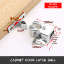 Pestillo con Placas para Mueble. Broche para Muebles. 1-1/4''  Espesor 24mm