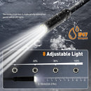 Videoscopio Industrial HD 1080P. A prueba de agua IP67. Cable de 5m. Cámara endoscópica con luz.