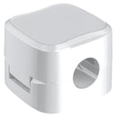 Clip organizador magnético para cables cargador celular (Unidad) Color blanco. Autoadesivo