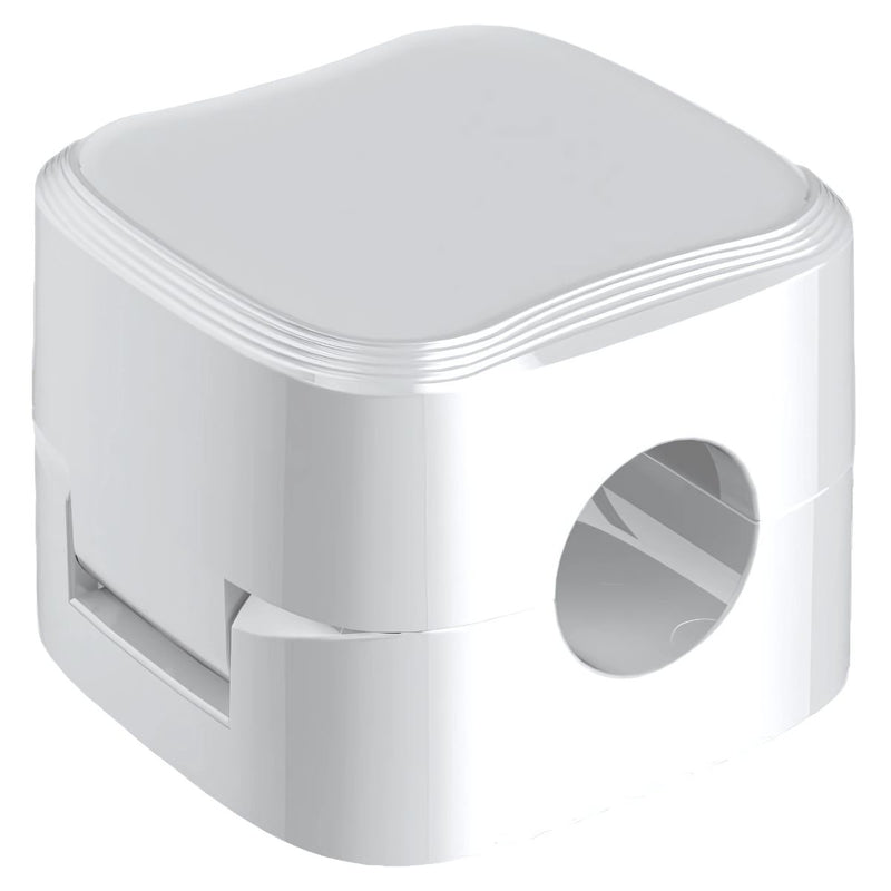 Clip organizador magnético para cables cargador celular (Unidad) Color blanco. Autoadesivo