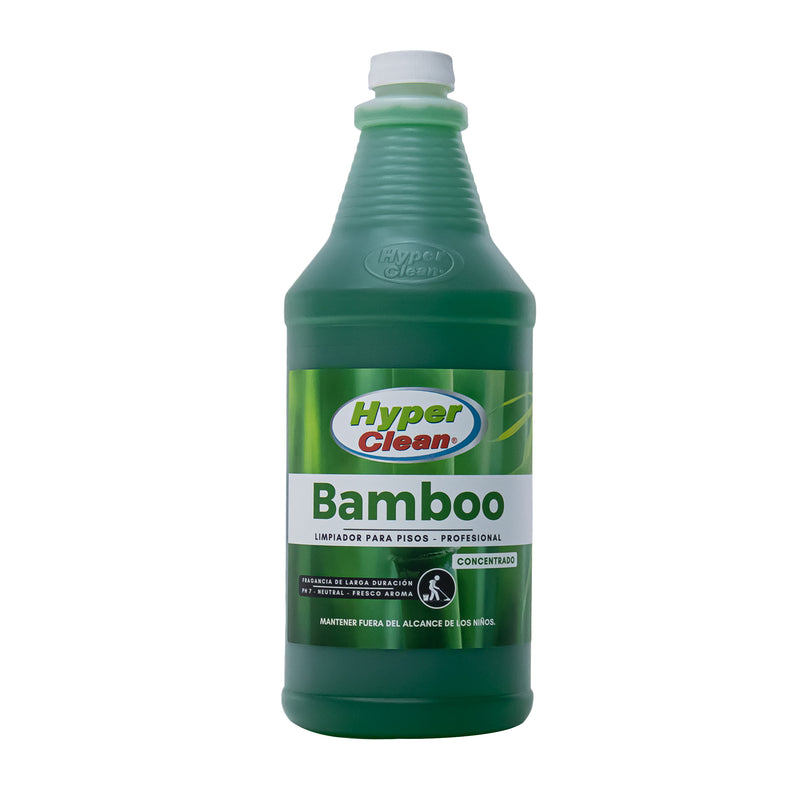 Limpiador de pisos concentrado, olor a bambú, 1 litro
