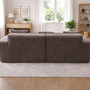 Sofá empacado al vacio Memory Foam de alta densidad 220X100X73cm Color Gray 08