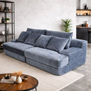 Sofá empacado al vacio Memory Foam de alta densidad 200X100X72cm Color Blue gray 23